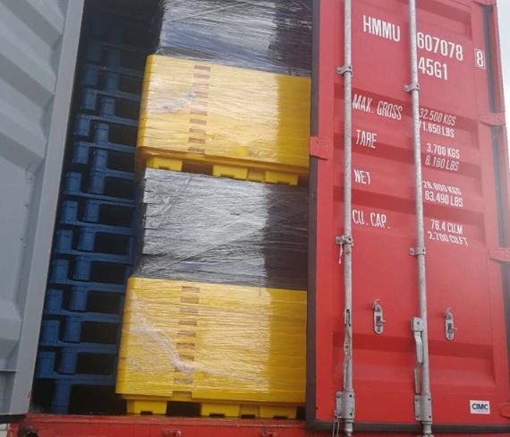 Pallet Antiderrame 2 Tambores 3 Pallet antiderrame