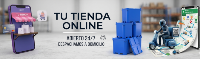 Bins Plástico 1000 Litros 4 Banner